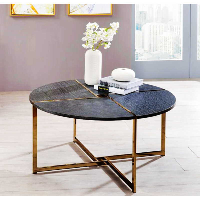 Mercer41 Nyemiah Coffee Table, Contemporary Style Coffee Table, Modern